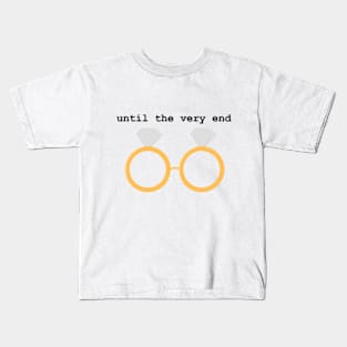 Until the very end wizard glasses diamond rings Kids T-Shirt